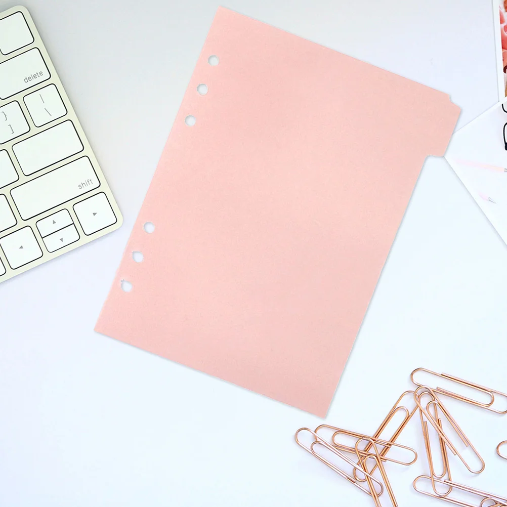 

12Pcs Plastic Binder Dividers Indexed Colored Tabs for Notebooks Loose Leaf Binders Efficient Document Organization