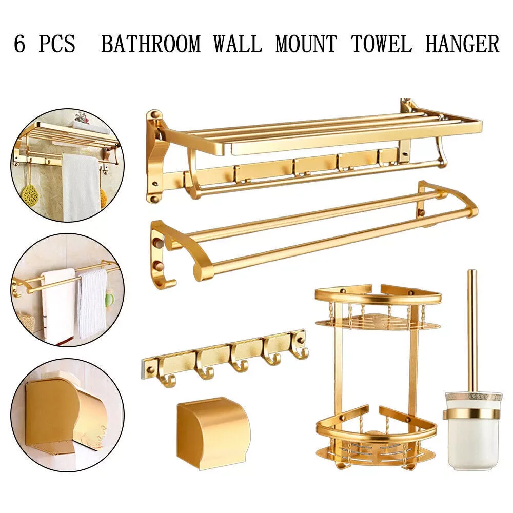 

Набор аксессуаров для ванной комнаты, настенная фурнитура для ванной и туалета, вешалка для полотенец, барная полка, аксессуары для ванной комнаты