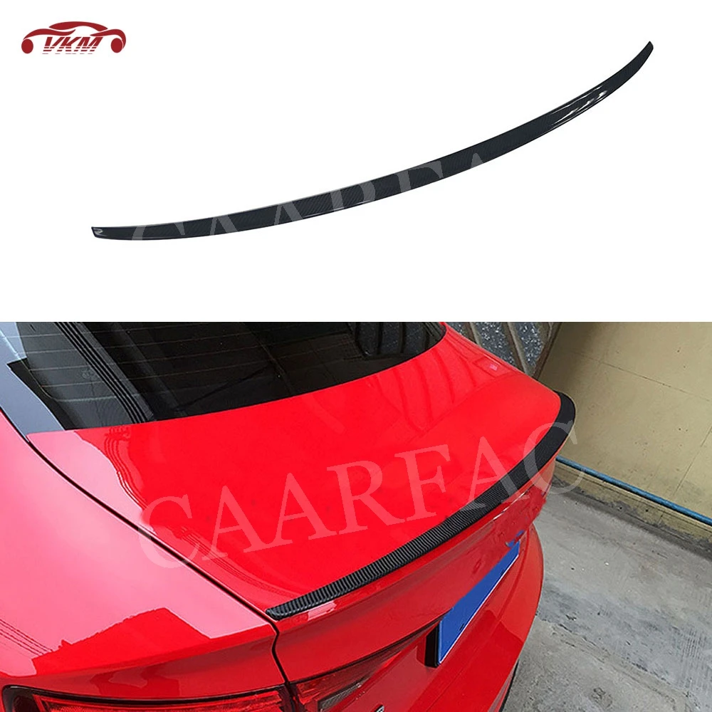 

Rear Boot Spoiler For Audi A3 8V Sedan 2014-2019 Carbon Fiber / FRP S3 Style Tail Trunk Trim Wings