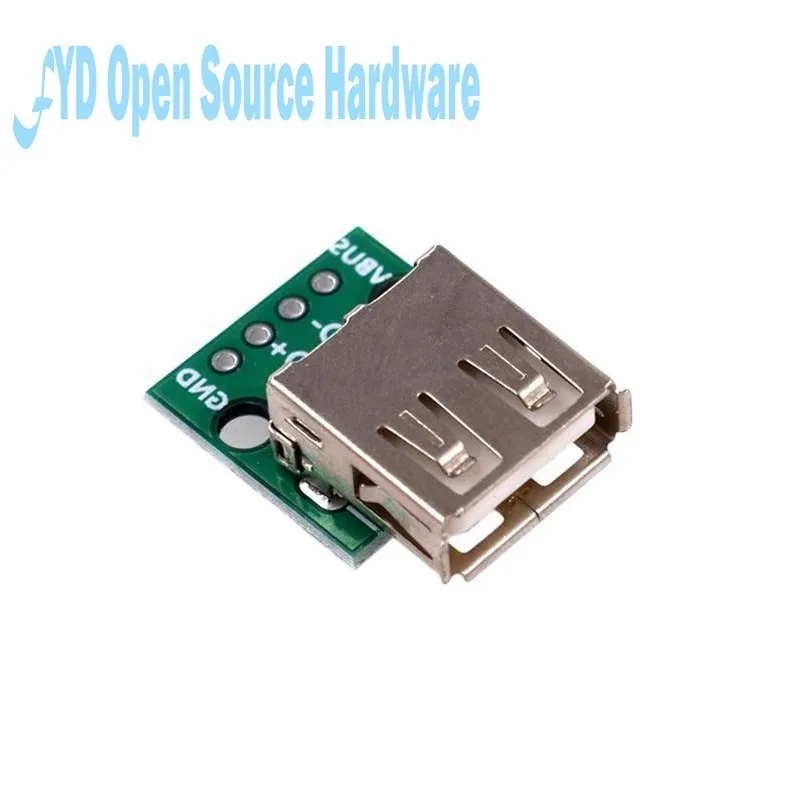 5PCS MICRO MINI5P USB To Dip Female B-type Square Interface Printer Mike PCB Converter Adapter Breakout Board