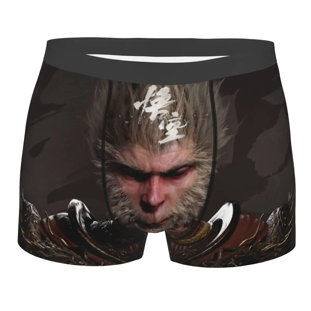 Custom Monkey King Wukong Myth Boxer Shorts For Homme 3D Printed Video Game Lover Underwear Panties Briefs Breathable Underpants