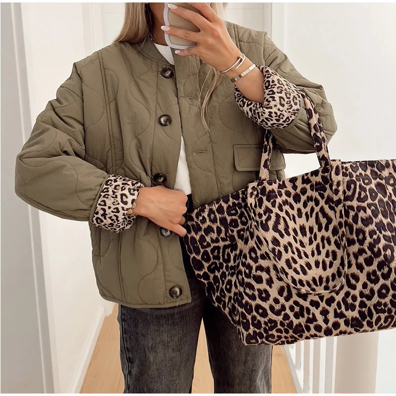 

Button Cotton Jacket Loose Fashionable Comfortable Retro Casual Jacket Jacket