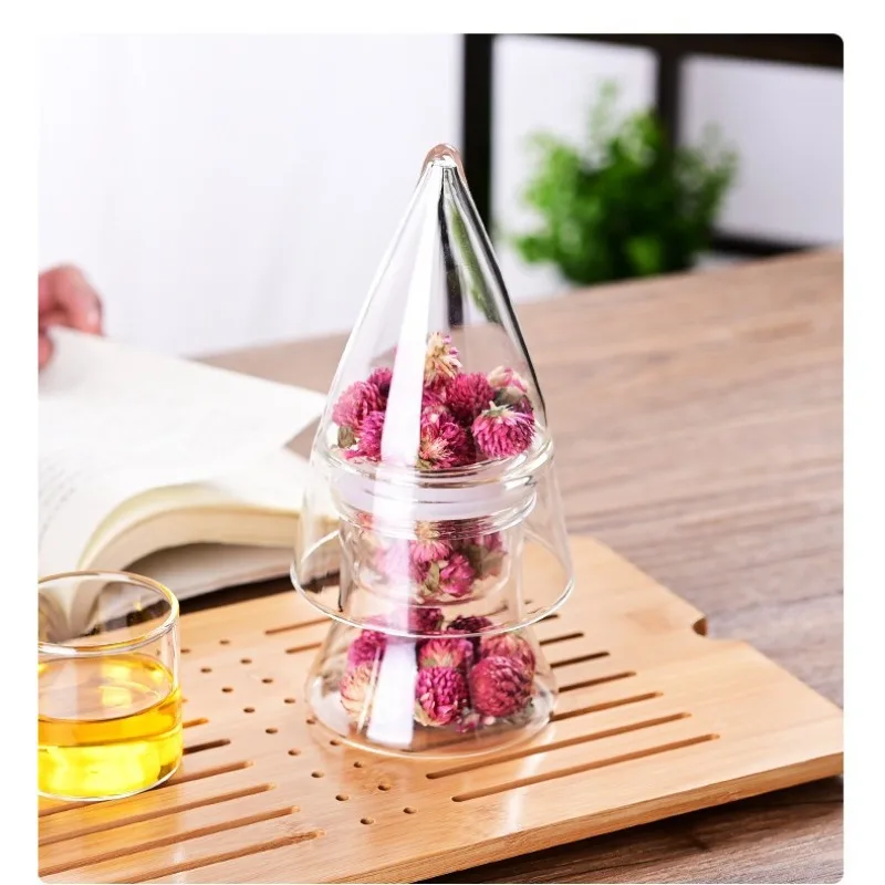 Transparent Glass Storage Jar Aroma Cup for Coffee Bean & Tea Sample Display