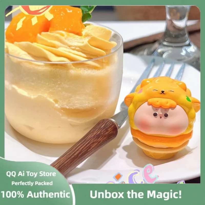 本物の Dudu 動物アイスクリームミニ置物シリーズブラインドボックスかわいいおもちゃグッズトレンディなおもちゃ素敵な人形サプライズギフト