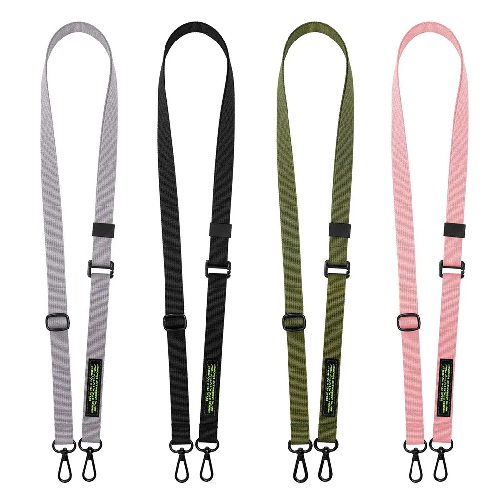 

2 in 1 Adjustable Nylon Shoulder Lanyard Wristband Hanging Neck Crossbody Universal Long Hand Strap For iPhone Xiaomi Samsung