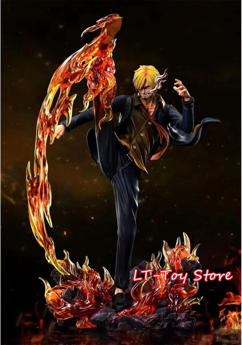 35cm/13.77in Anime One Piece Sanji Figure Collectible Model Toy Gift