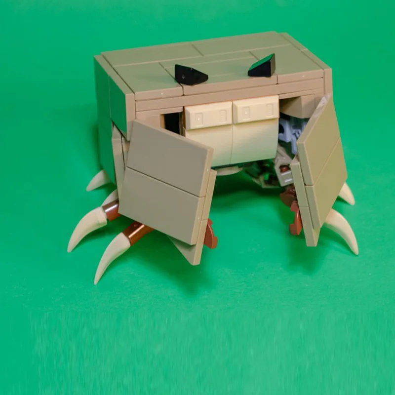Creators Animal Series Model MOC Building Bricks Cardboard Box Crab Modular Technology Gifts Holiday Assemble Children Toys Suit