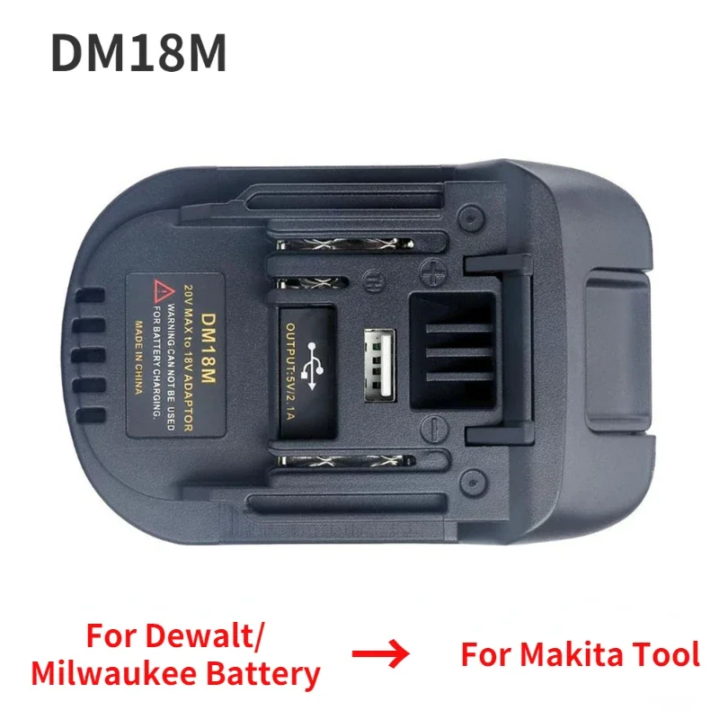 Power Tool Adapter DM18M etc. konverter Für Dewalt 18V Li-Ion Akku für Makita/Milwaukee/Bosch/Ryobi/Metabo Nicd & NiMh werkzeug