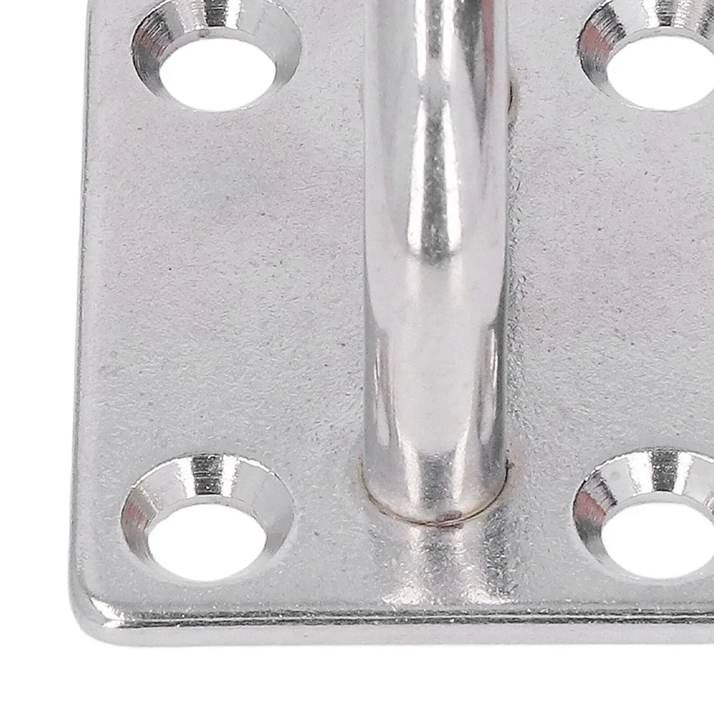 7 Pcs Durable M8 Hammock Hanging Hardware Stainless Steel Rectangle Sun Shade Sail Fixing Heavy Duty Anchor Hooks Yoga Swing