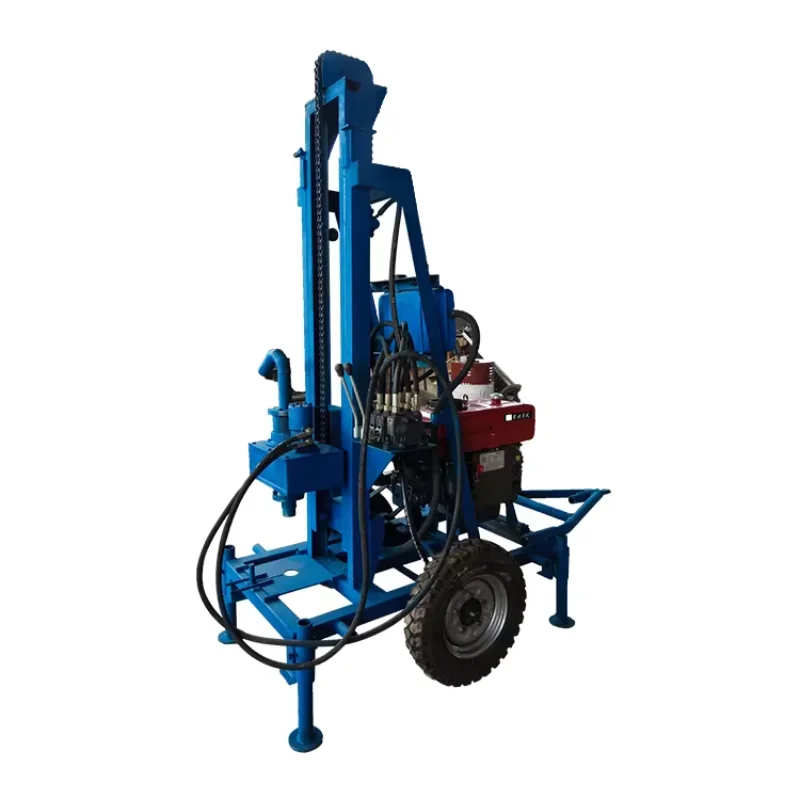 

100m 120m 150m 130m Portable Water Well Drilling Rig with Diesel Engine Underground Borehole Drilling Rig for Water Well