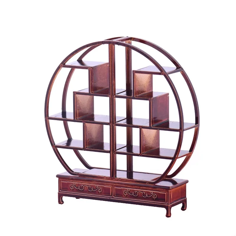 1:25 handgemaakte zandtafel model Chinese stijl interieur scène met palissander kasten kasten huistype display