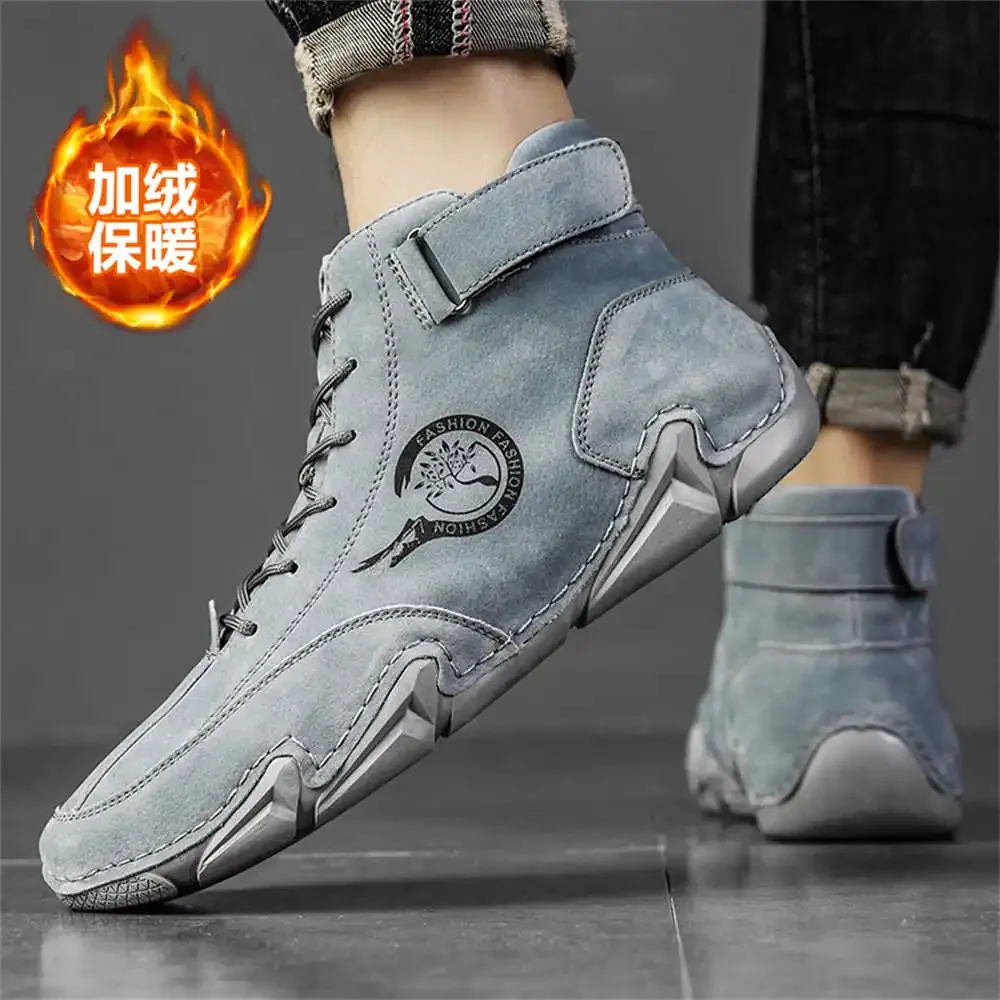 Warmed Plus Size Gray Shoes Skateboarding Sneakers For Men White Sports And Entertainment Products Holiday Obuv Athlete