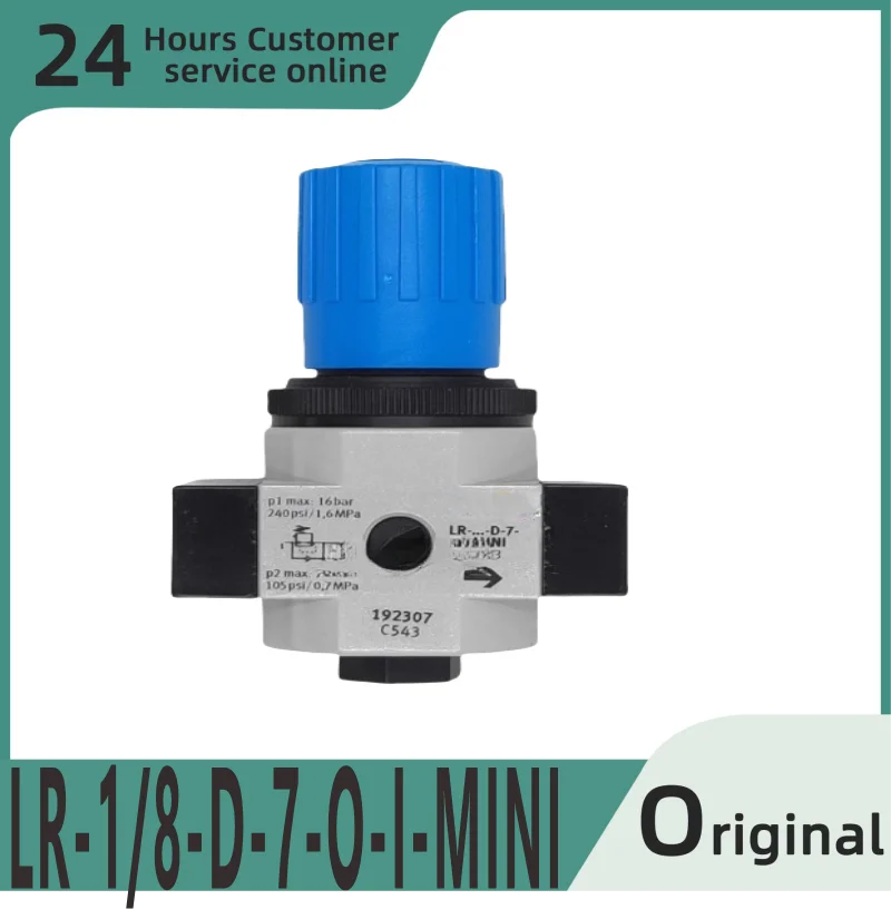 

New original pressure reducing valve LR-1/8-D-7-O-I-MINI 192305 LR-1/4-D-7-O-I-MINI 192307 LR-3/8-D-7-O-I-MINI 192309
