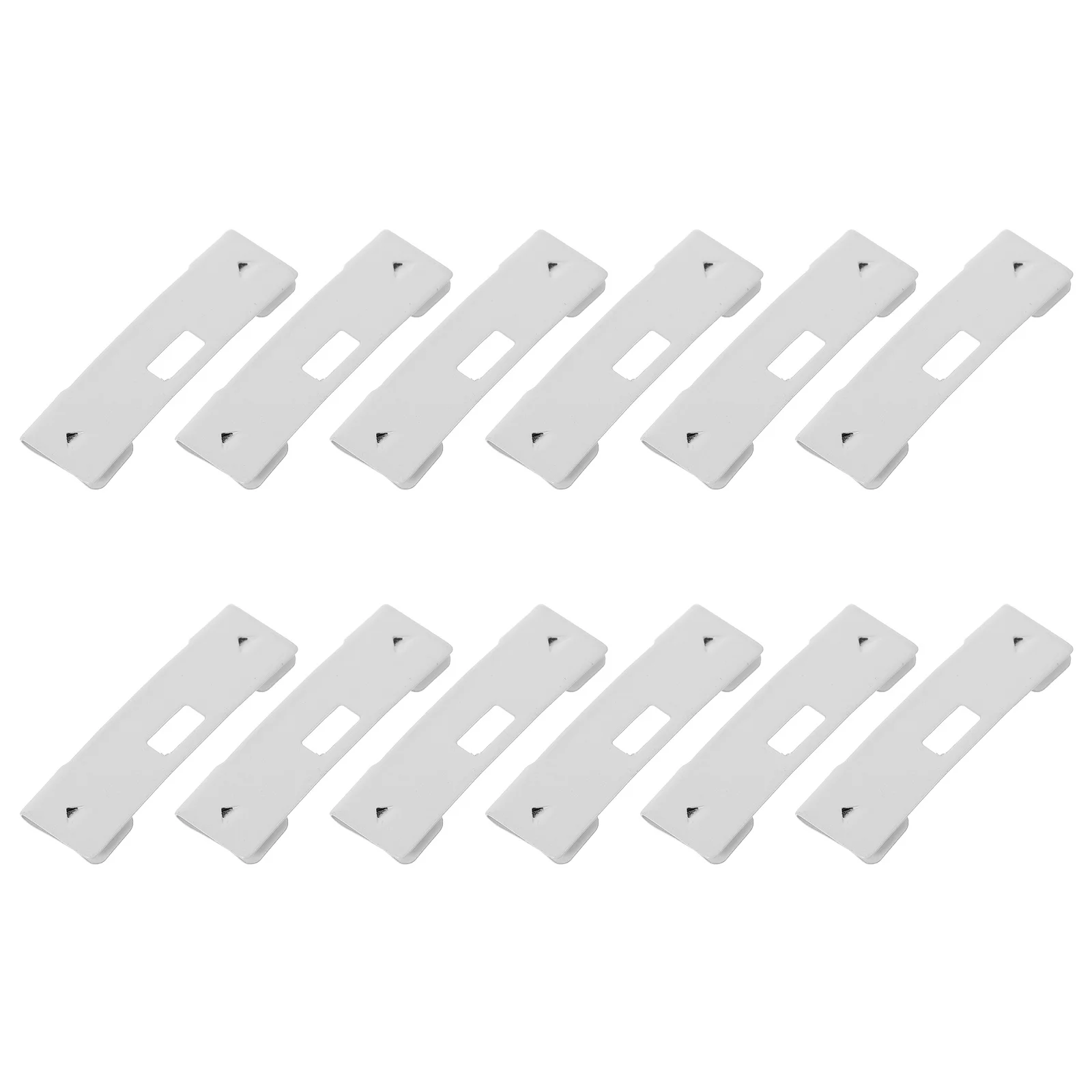 علامة تبويب إصلاح أعمى عمودية من البلاستيك لملحقات ديكور الستارة مقاومة للماء وسهلة الإمساك