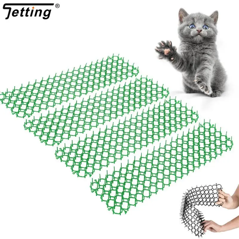 Gardening Cat Scat Mat Repellent Mat Anti-Cat With Prickle Strips Spikes Straps Deterrent Keep Cat Dog Away Digging Pet Supplies