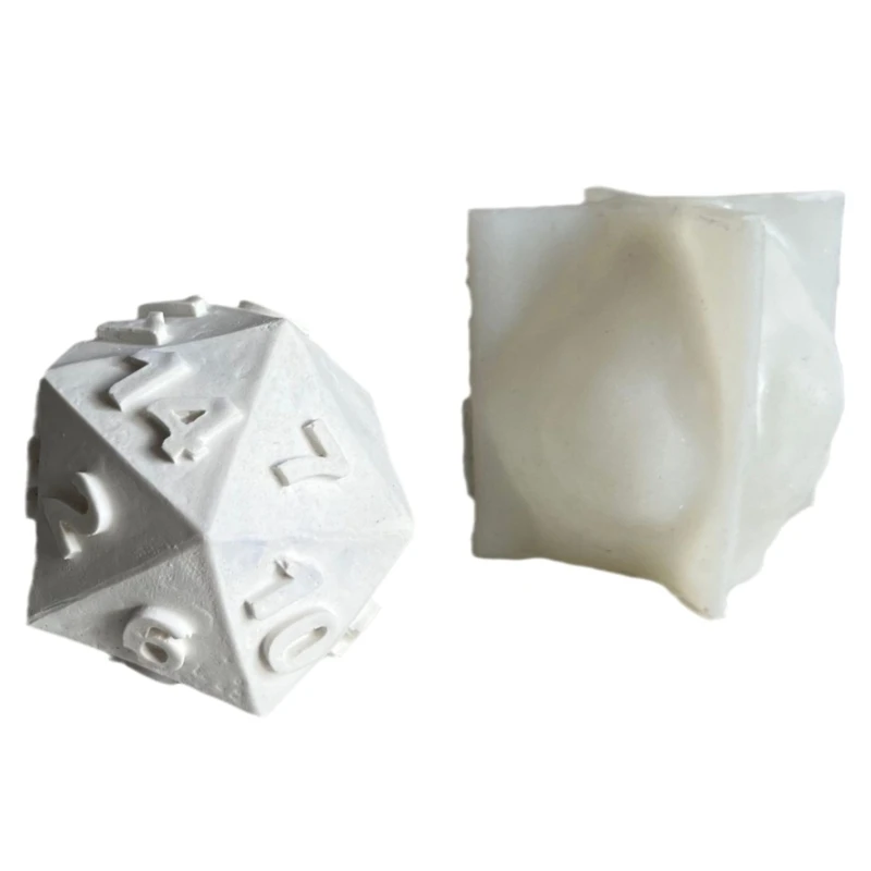 Polyhedral Dices Molds Scented Making Molds Dices Silicone Mould