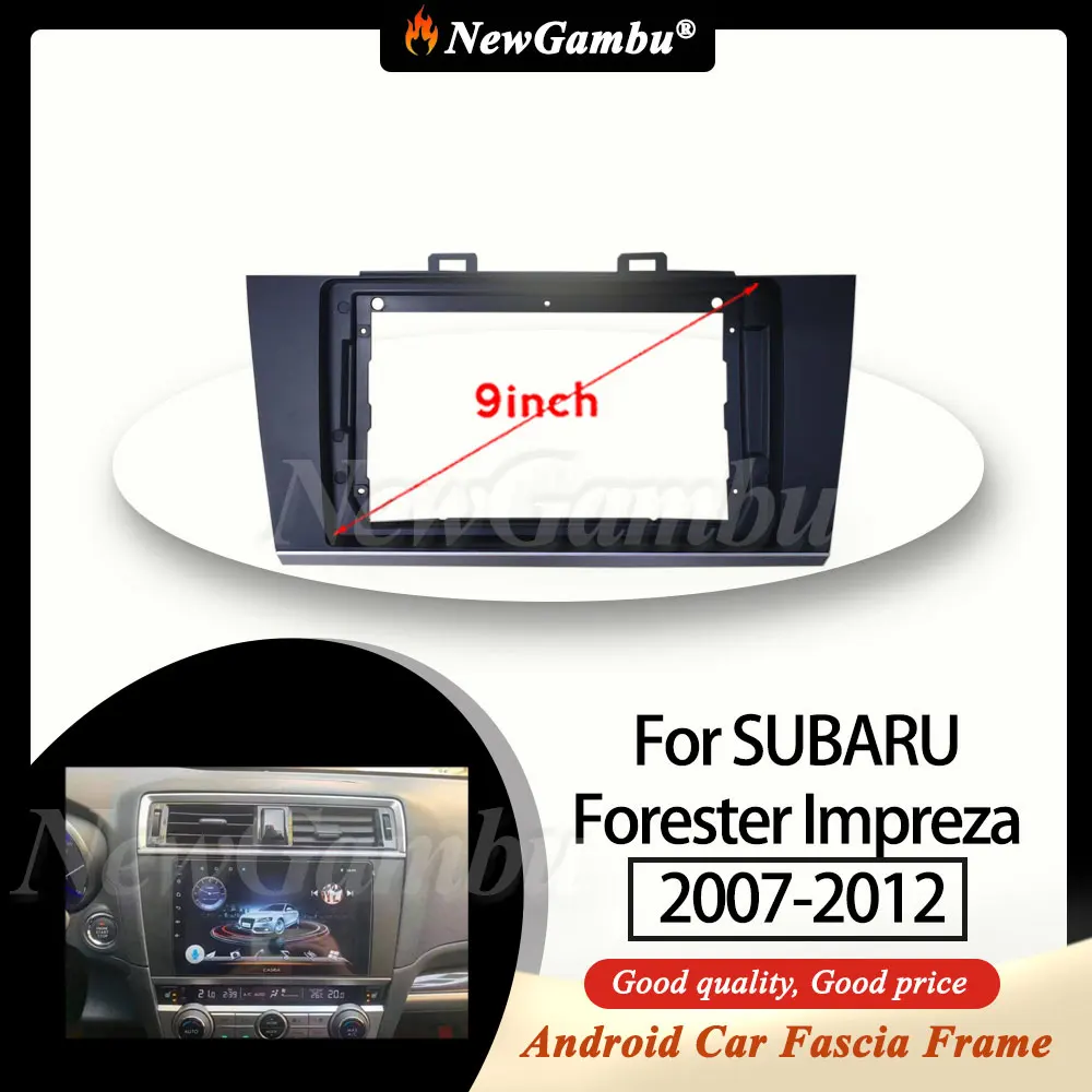 

NewGambu 9-дюймовый автомобильный радиоприемник подходит для SUBARU Legacy Outback 2015-2018 рама самолета без кабеля Android Car
