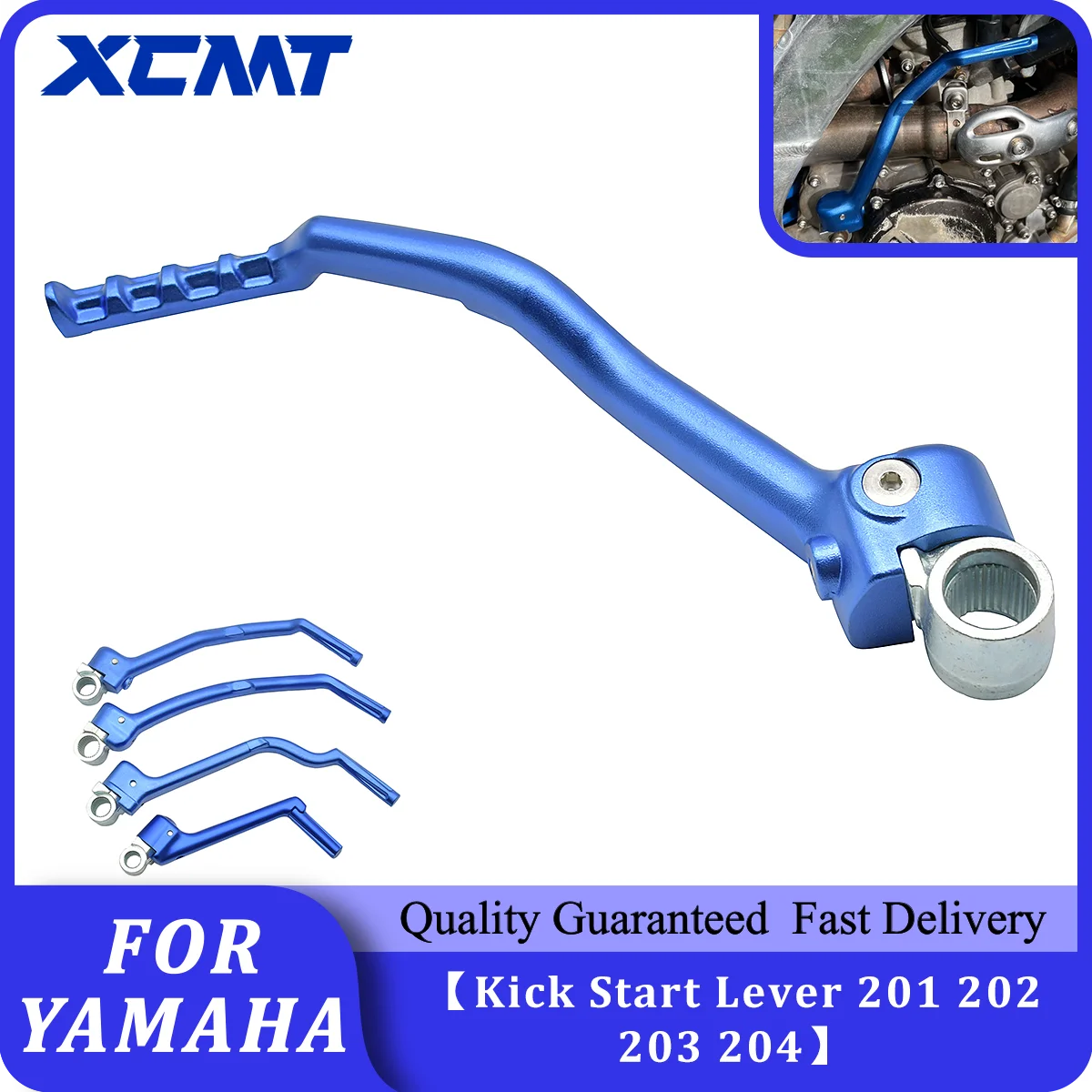 Motorcycle CNC Forged Kick Start Starter Lever Pedal For Yamaha YZ125 YZ250 YZ250X YZ250F YZ450F YZ250FX YZ450FX WR250F WR450F