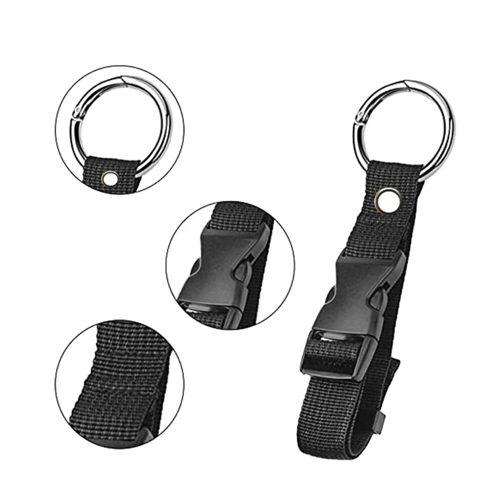 Suitcase Belt Add a Bag Strap Portable Carry on Luggage Attachment Adjustable Quick Release Buckle for Travel Backpack
