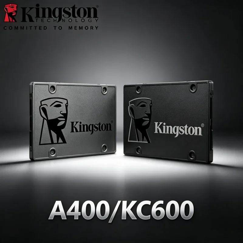 Daily Use Kingston KC600 A400 SATA 3 2.5" SSD 2TB Hard Disk Coins Discount Large Capacity Internal Solid Drive For GamingDesktop