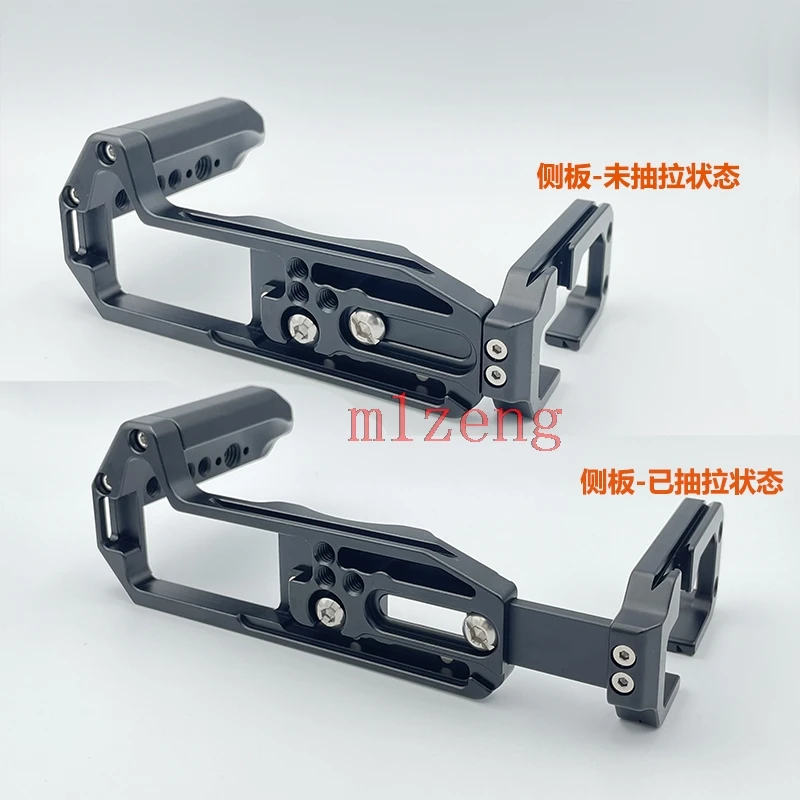 xt5 adjust Vertical Quick Release L Plate/Bracket Holder hand Grip hotshoe for Fujifilm Fuji x-t5 camera RRS tripod DJI rs2 rs3