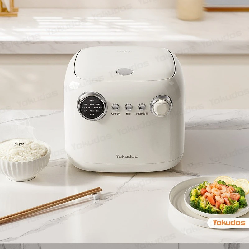 Household rice cooker 0 fluorine titanium shield iron pot 1-4 people smart 2 small 3 rice cooker