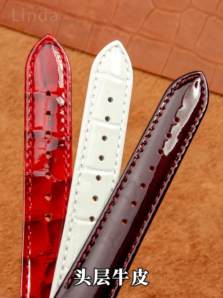 لتيسو 1853 كوتو T035 حزام ساعة من الجلد الطبيعي ساعة نسائية T035210a حزام حزام الساعات Accessories18mm