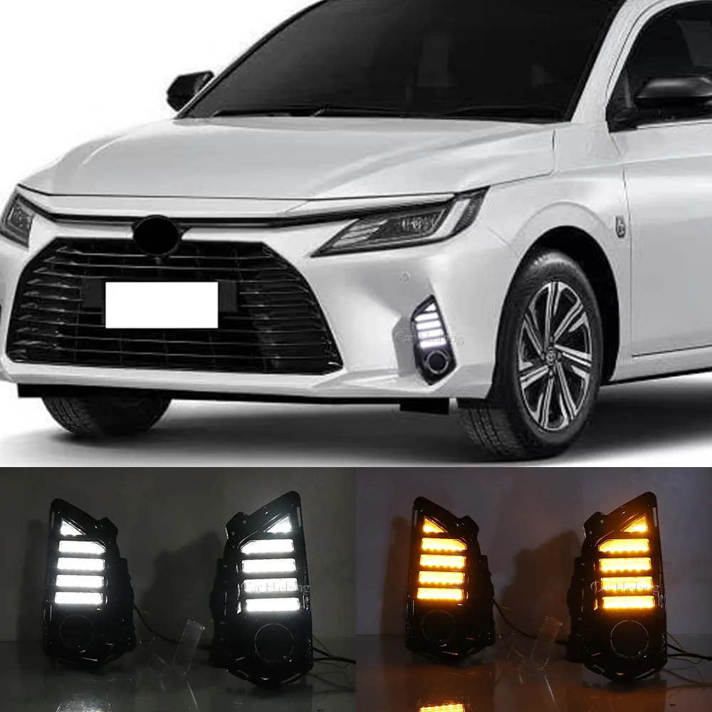 

For Toyota 22-23 Yaris daytime running lights, fog lights, turn signals, LED daytime running lights, overseas