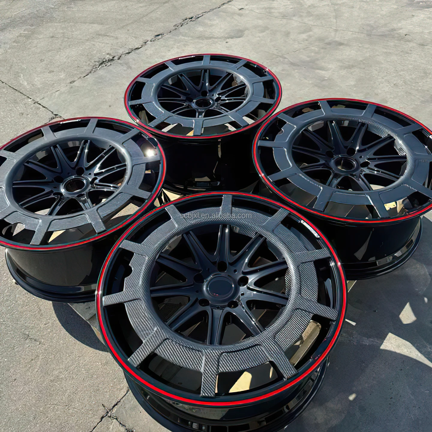 

BJXL Carbon Fiber Cover W463 Forged Wheels 22 23 24 Inch 5x130 Rims Hubs For G Wagon W202 W463 G63 G900 G550