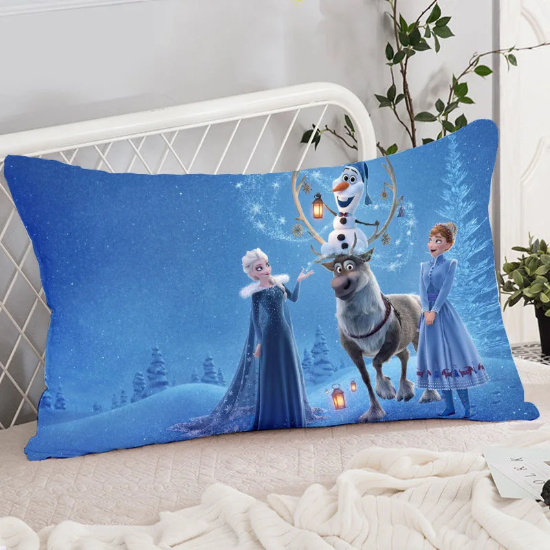 Disney Frozen Elsa Anna Girls federe Decorative/pisolino fodera per cuscino in cartone animato sul divano letto regalo per bambini 40x65 cm