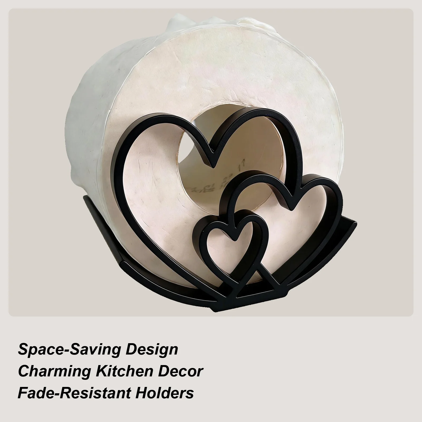 

Держатели для бумажных полотенец, органайзер в форме сердца, столешница, держатель для бумажных полотенец для фермерского дома, дома, ванной комнаты, туалета, бара, квартиры