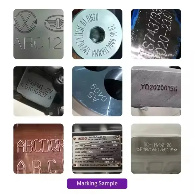 Mini Portable Dot Peen Engraving Machine Battery Powered Automatic VIN QR Marker ZIXU Handheld Electrical Metal Marking Machine