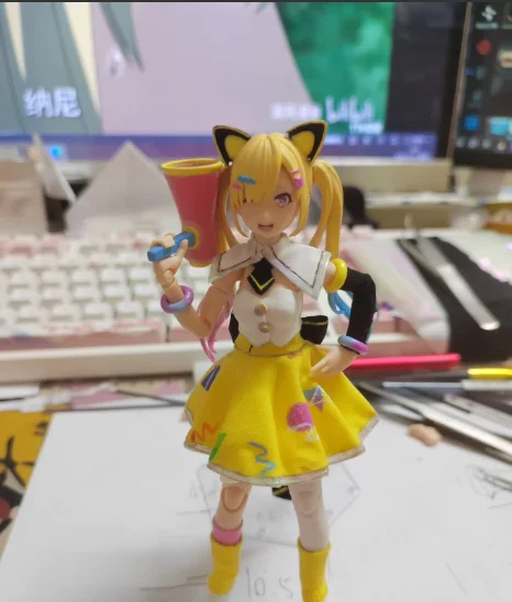 1/12 مقياس فتاة المواجهة AN94 Nakamachi Alarei تسريحات الشعر تعديل الملحقات ل 6in البدلة المتنقلة فتاة عمل نموذج لجسم