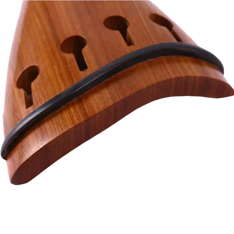 Rosewood Double Bass Tailpiece with Gut, High Quality Tail piece for Upright Bass 3/4 - Image 4