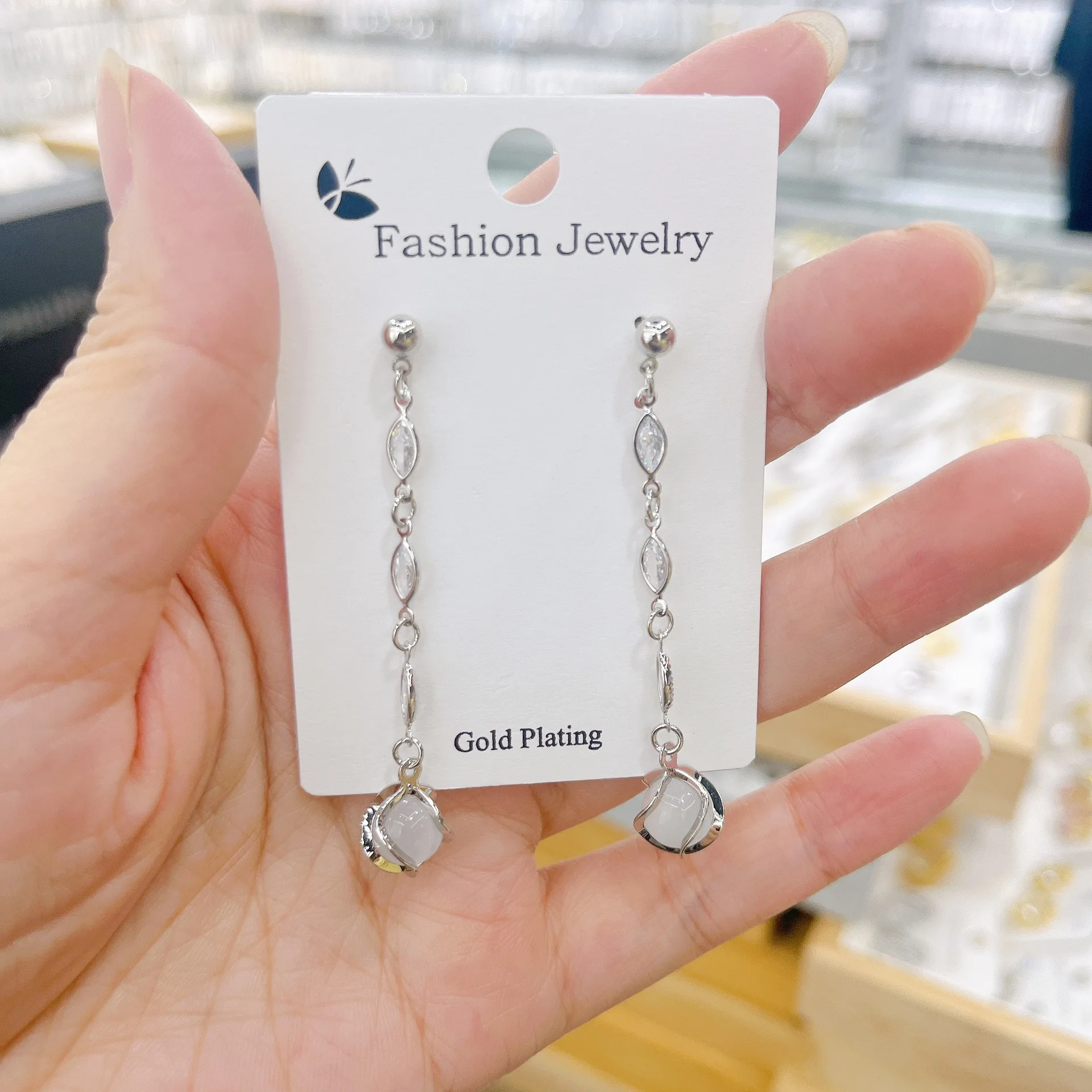 12 Pairs Tassel earrings with a pearl charm Plated Drop Earrings Fashion Jewelry Set Birthday Gift Accessories