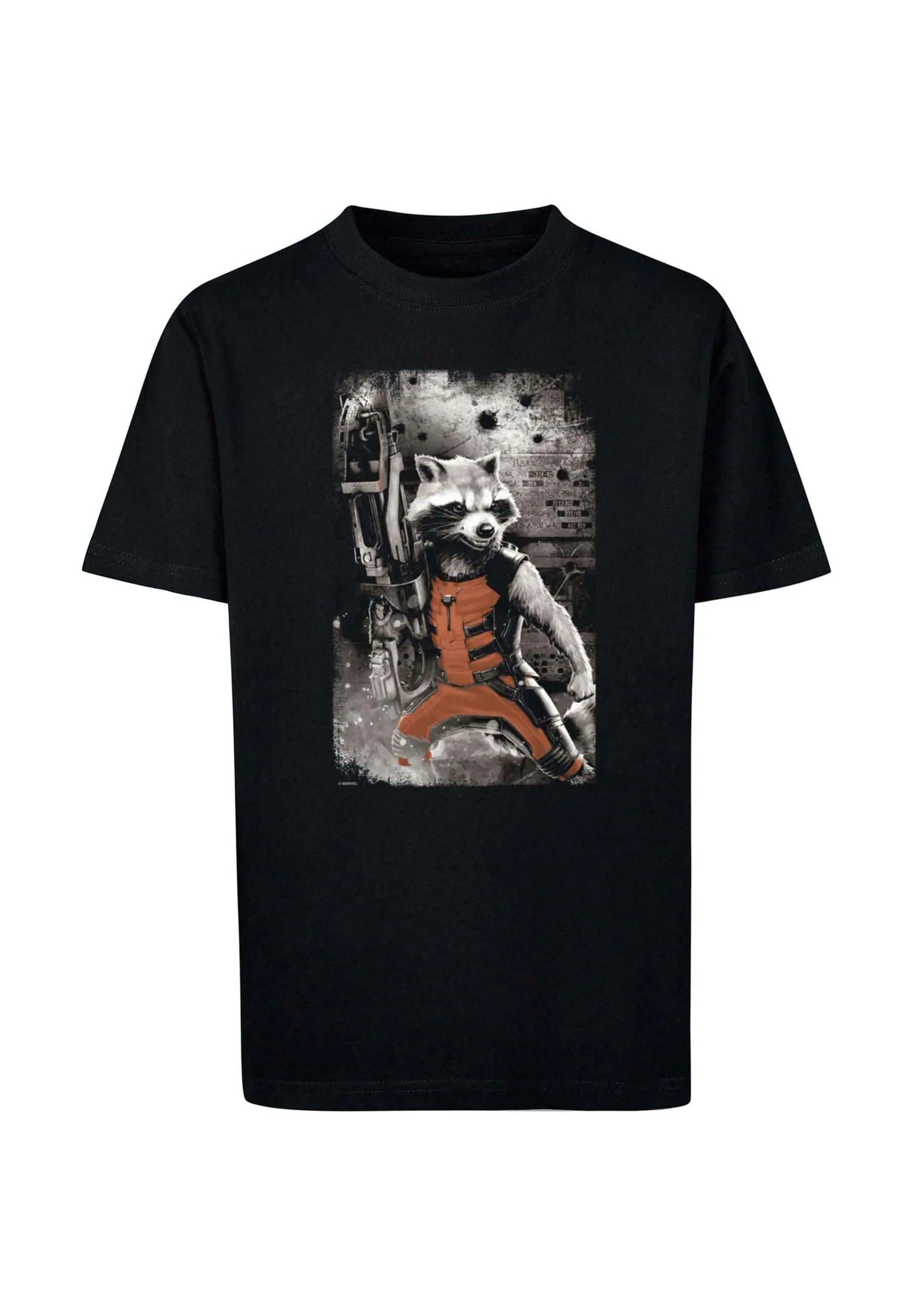 

Marvel Raccoon Graphic Printing Summer Autumn Winter Cotton Men's and Women's T-Shirts Short Sleeves Luxury Outdoor Sports Brand