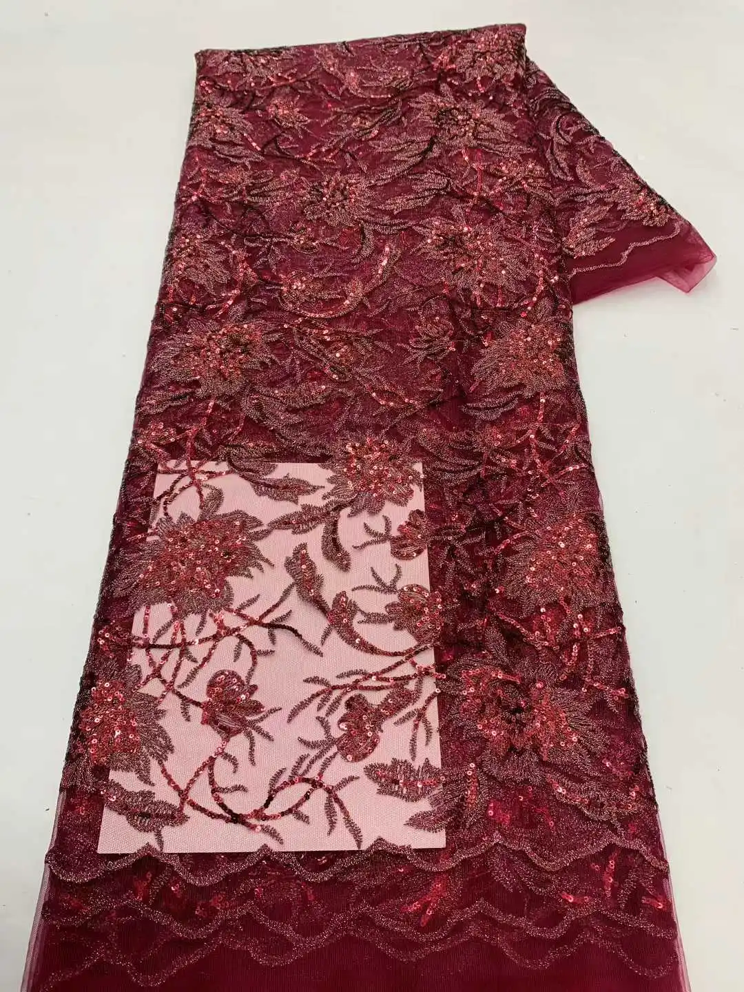 แอฟริกันไนจีเรียลูกไม้ผ้าตาข่าย 2025 ใหม่ล่าสุดภาษาฝรั่งเศสคํา Tulle ตาข่ายลูกไม้เลื่อมสําหรับงานแต่งงานของผู้หญิงชุดเย็บ