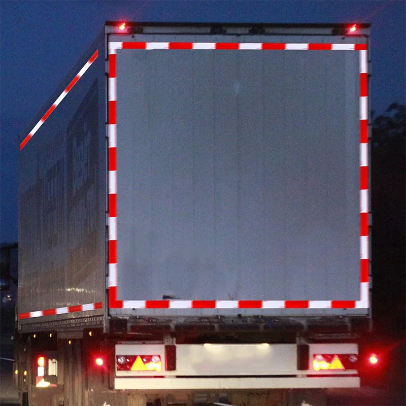 Reflexní páska pro přívěsy tečka C2 bezpečnosti páska červená bílá vodotěsný outdoorové 2 palec - reflectors conspicuity páska vysoký intenzita