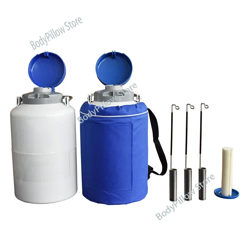 Vessel 10 Liter Liquid Nitrogen Bottle Cryogenic Container   Storage Tank for cow semen storage