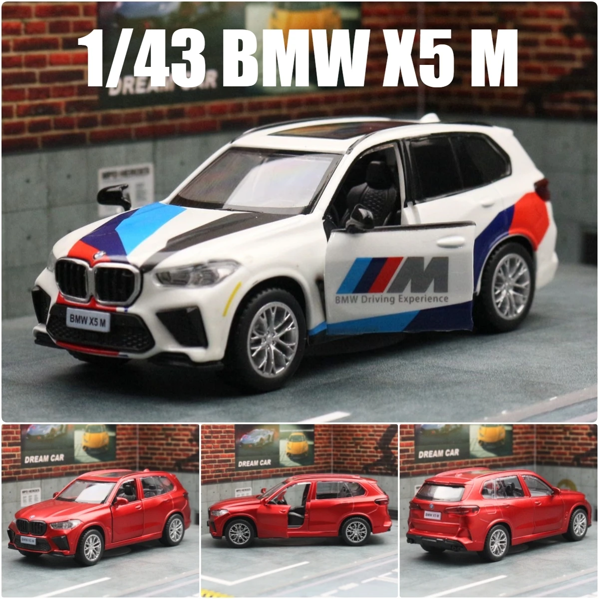 

1/43 BMW X5 M Модель игрушечного автомобиля для детей CCA Welly Sport SUV Миниатюрные свободные колеса с откатным механизмом из литого под давлением коллекция из сплава Подарок для мальчиков