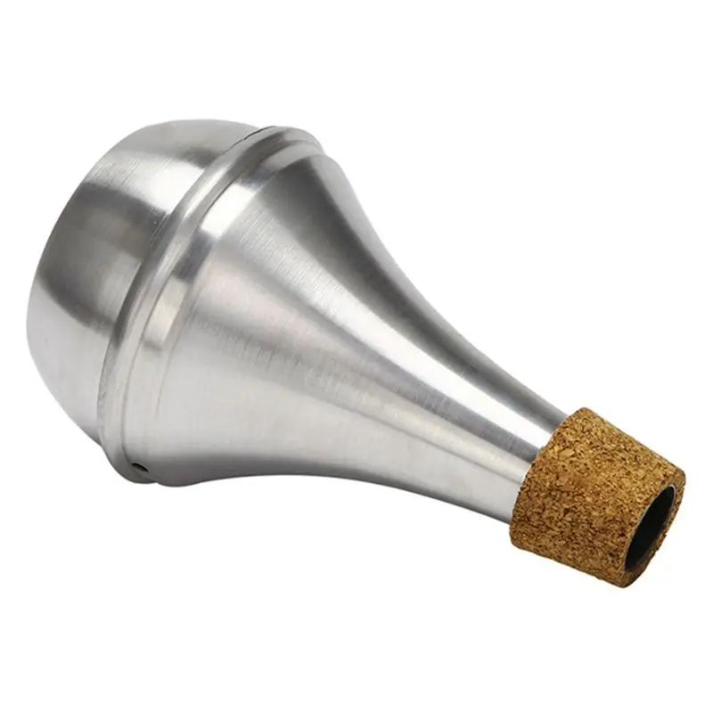L79A Aluminum Alloy Trumpet Mute Mute Anti-Disturbance Mute Mute Cork Edge Protection (80%-90% Sound Reduction)