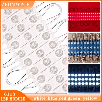 LED 모듈 조명 사인, DC 12V 백라이트 2835, SMD 방수 장식 조명, 문자 광고용 테이프 접착제 포함, 20 개 