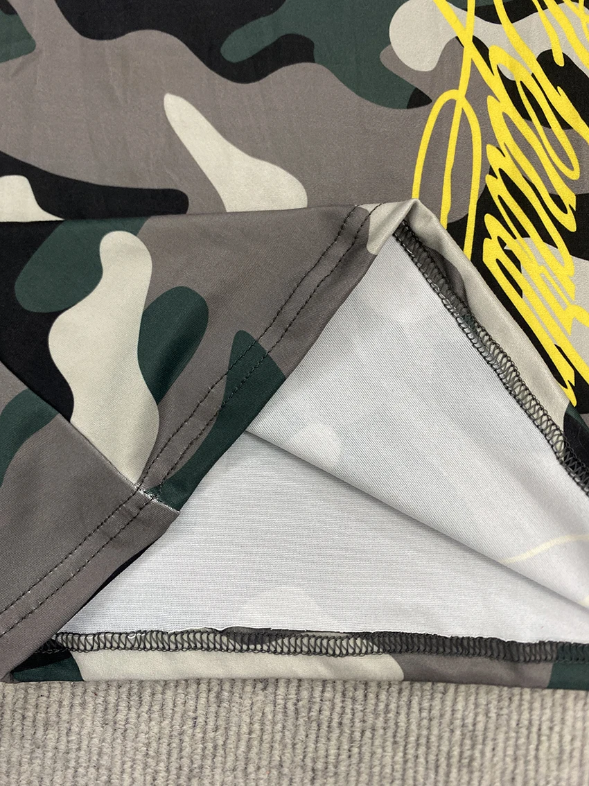 Amerikanisches Retro Harajuku Ästhetik Slim Spicy Girl Shorts-Set Y2K Streetwear Klassische Ärmellose U-Ausschnitt Bedruckte Damen-Weste – Detail 20