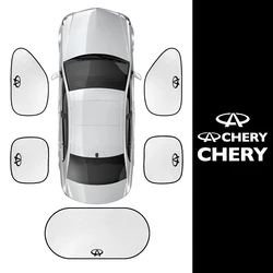 5PCS/Set Car Window Sunshade Cover Car Accessories For Chery Tiggo 2 3 7 4 5x Kimo Qq6 s21 Qq3 Brakes s11 A3 A5 Indis Jaggi M11