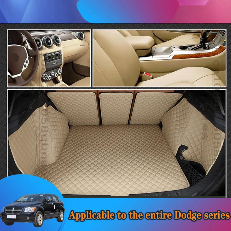 

WZBWZX Custom Car Trunk Mat For Dodge Dart challenger Caliber Durango Avenger Magnum Charger Challenger Grand Caravan Auto parts