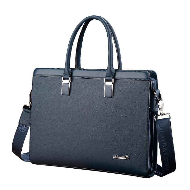 Luxury Briefcases For Men PU Leather Executives Business OL Office Shoulder Side Famous Brand Messenger Crossbody A4 Satchel Bag
