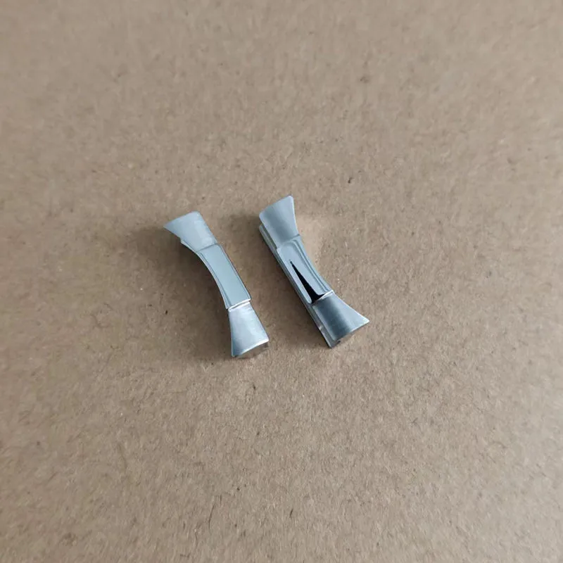 for Rolex Submariner GMT Daytona Stainless Steel Watchband Section Rubber Strap Daydate Part Accessories Curved End Link 20mm