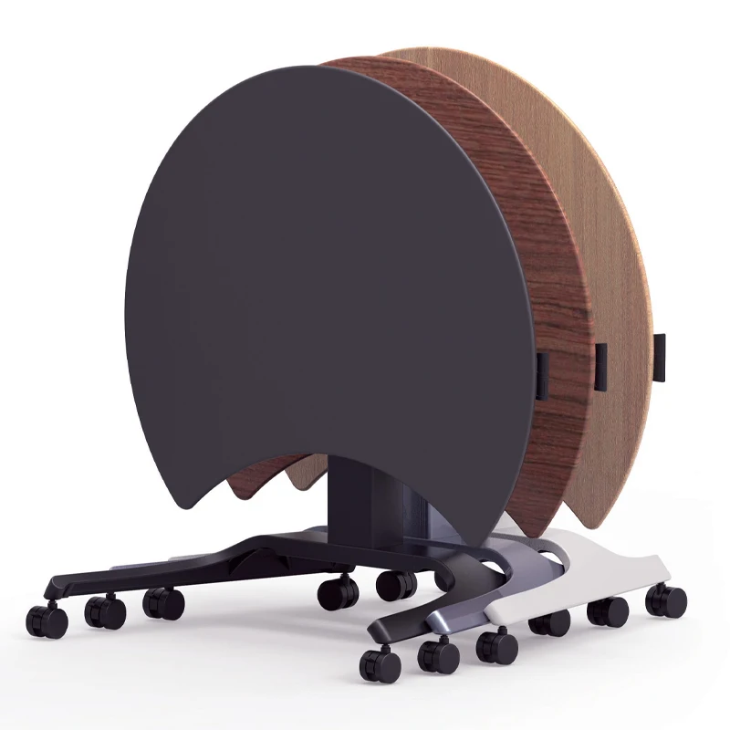 Customized Round Height Adjustable Sit To Standing Table Lifting Flipping Pneumatic Gas Spring Riser Mobile Painting Desk