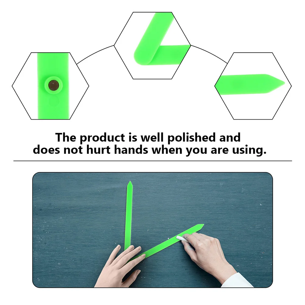 

3Pcs Magnetic Angle Demonstrator Premium Plastic Classroom Blackboard Geometry Teaching Aid for Students