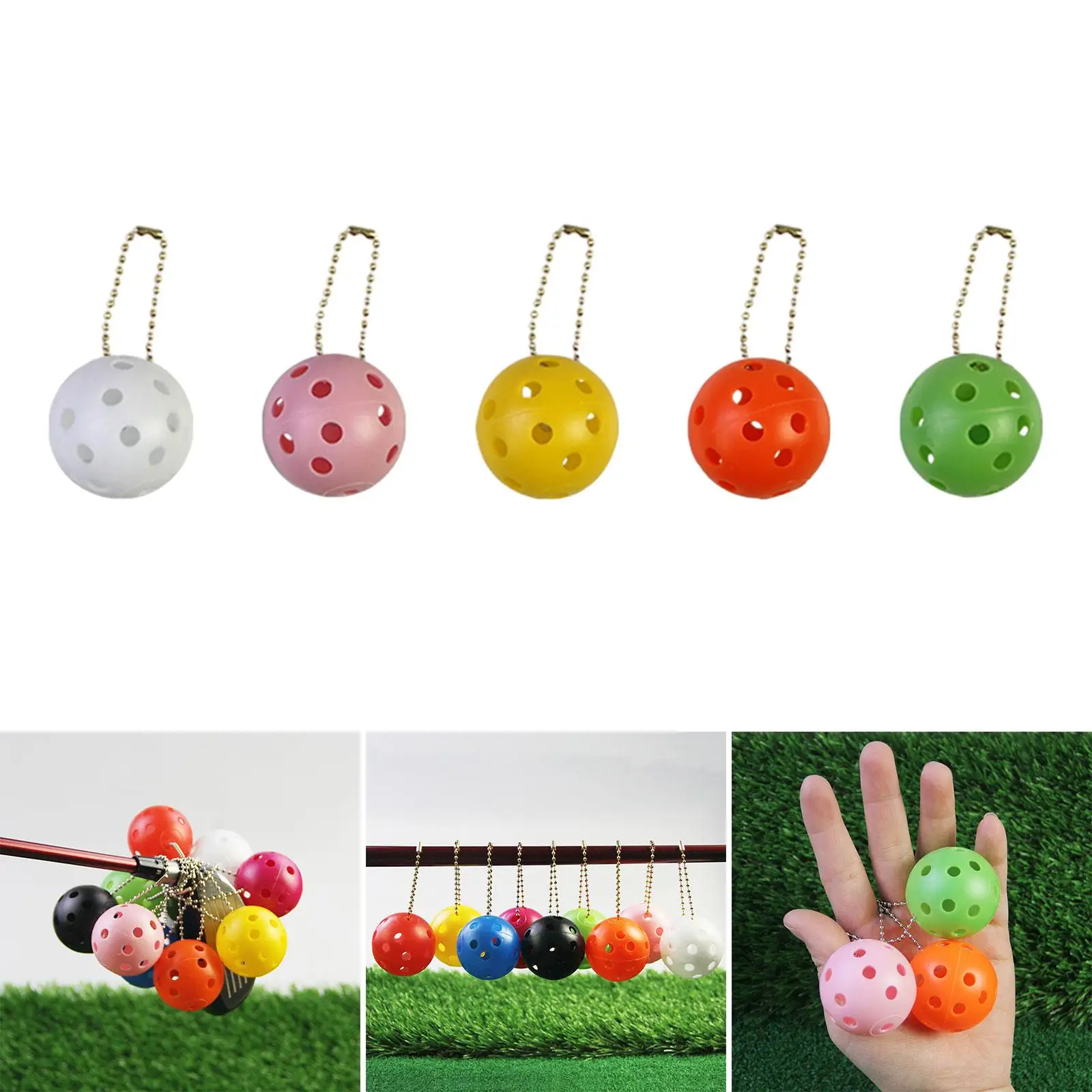 12Pcs Pickleball Keychain Creative Hanging Toy Key Chain Car Keychain Pickleball Ornament for Purse Handbag Backpack Decoration